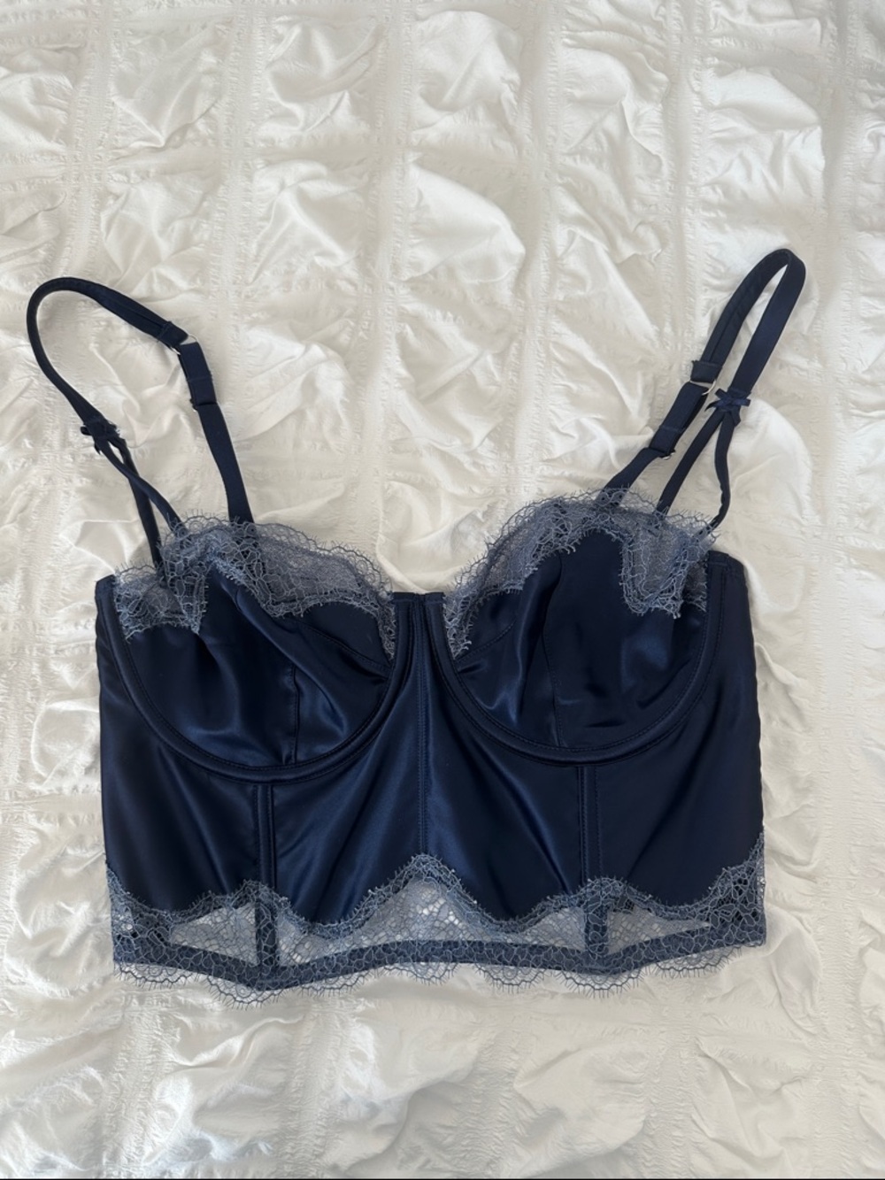 Victorias Secret Dream Angels Navy Lace Bralette